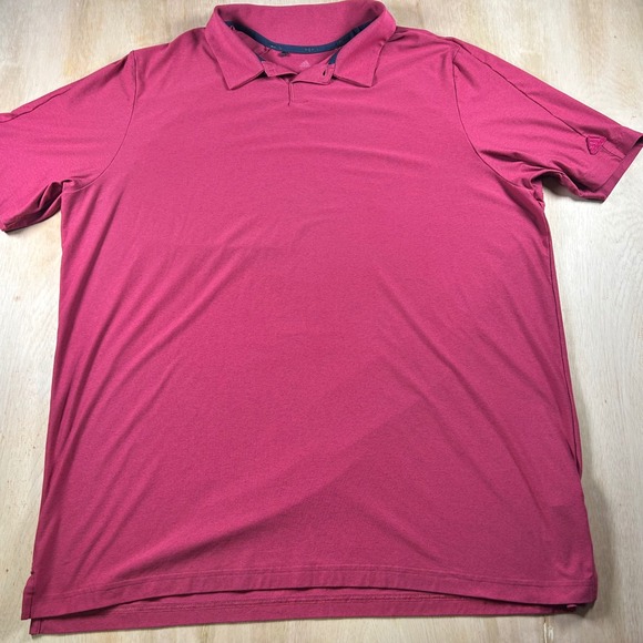 adidas Other - Adidas Mens Primegreen Golf Polo Shirt Pink Heathered Short Sleeve 2XL